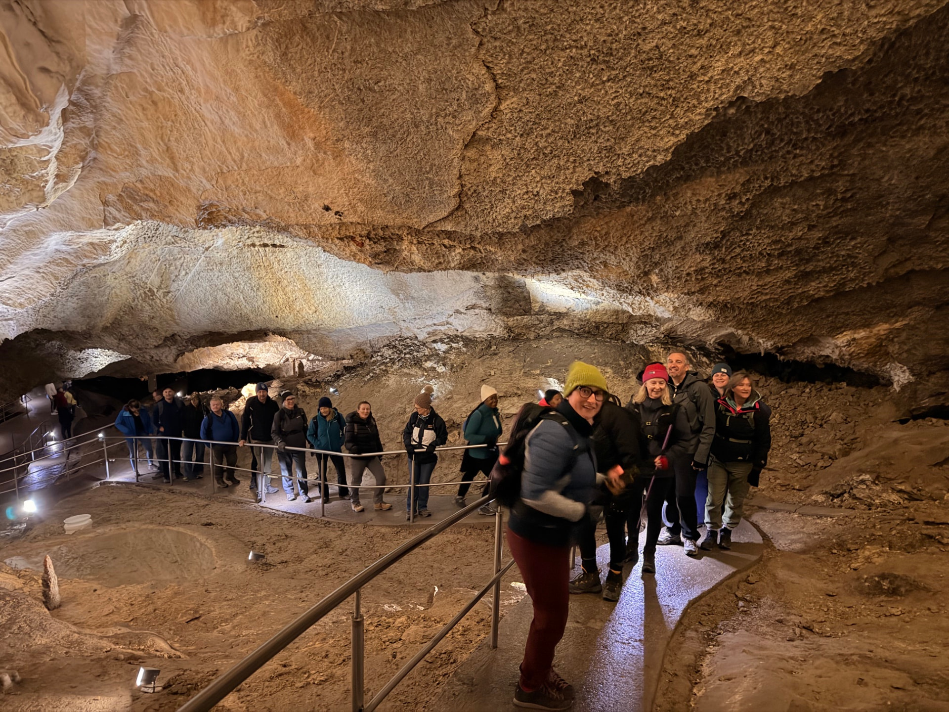 Guided walk through the illuminated caves of the High Tatras